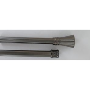 ДВОЕН ТЕЛЕСКОПИЧЕН КОРНИЗ 210/380CM Ø19ММ