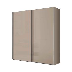 БЕЖОВ ДВУКРИЛЕН ГАРДЕРОБ ЛУМОС С ПЛЪЗГАЩИ ВРАТИ 200/68/222 СМ
