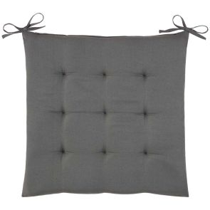 СИВА ВЪЗГЛАВНИЦА ЗА СТОЛ 40/40CM