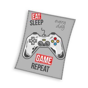 EAT SLEEP GAME REPEAT ОДЕЯЛО ПОЛАР 150/200CM
