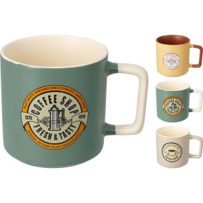 ЧАША ЗА ТОПЛИ НАПИТКИ АСОРТИ 330МЛ