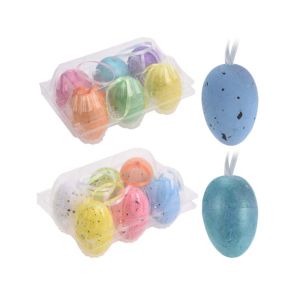 СЕТ 6 БР. ВЕЛИКДЕНСКИ ЯЙЦА АСОРТИ