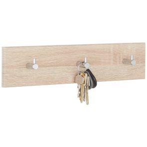 ЕДИ 3 ЗАКАЧАЛКА ЗА СТЕНА С 3 КУКИ 34/5/8h ДЪБ СОНОМА