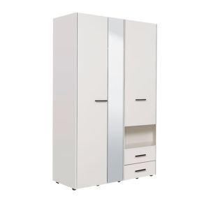 БЯЛ ГАРДЕРОБ КАМБРИС 127.5/54/205.5 СМ