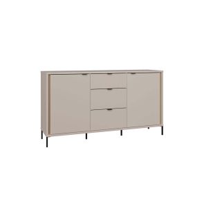 КОМОД СЕРАВЕЛ 158.8/41.5/87.2 СМ  В ПЯСЪК И  ДЪБ МАУВЕЛА