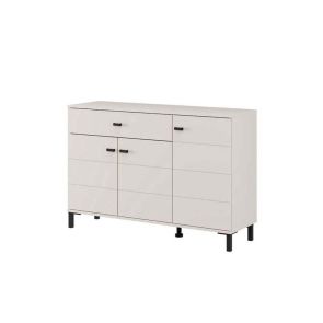 КОМОД САЛМИС С 3 ВРАТИ И 1 ЧЕКМЕДЖЕ ЦВЯТ КАШМИР 115.5/35/77.5 СМ