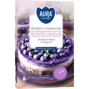 6 БР. АРОМАТНИ ЧАЕНИ СВЕЩИ БОРОВИНКОВ ЧИЙЗКЕЙК