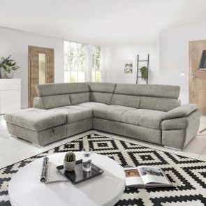 БЕЖОВА ХОЛНА ГАРНИТУРА АНДЖИ 217/265/78h С ФУНКЦИЯ СЪН 186/125 СМ