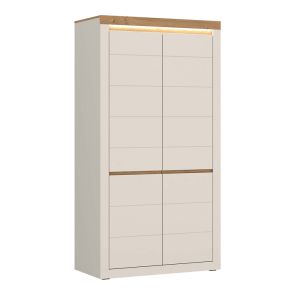 ВИСОК ШКАФ НЕКСТ 104,2/59,6/204,7 СМ В ДЕКОР КАШМИР И ДЪБ