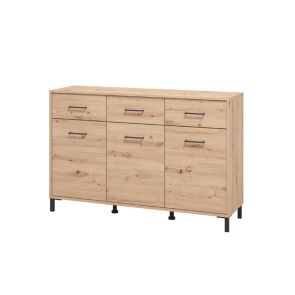 СВЕТЛО ДЪРВЕСЕН КОМОД ВИЕНА 138/40/90 СМ