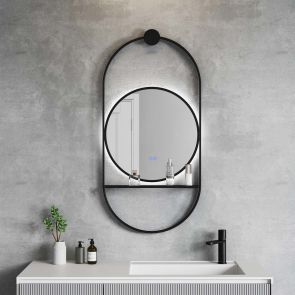 ОГЛЕДАЛО ЗА БАНЯ С LED ОСВЕТЛЕНИЕ САВОНА 60/120 СМ