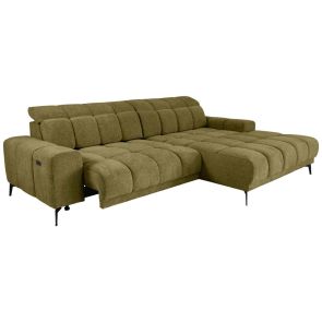 ЗЕЛЕНА ХОЛНА ГАРНИТУРА ЛИЯ С ЛЯВ ПОДЛАКЪТНИК 250/155/102 СМ