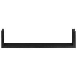 ЧЕРНА ЕТАЖЕРКИ ЗА СТЕНА ЮБОРД СЕТ 3БР 42/10/9.5 СМ