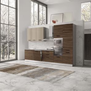 СИВА БЛОК КУХНЯ ВАНИА 360/60/240 h С ВКЛЮЧЕН ПЛОТ, ВОДОБРАН, МИВКА И ЕЛЕКТРОУРЕДИ CANDY