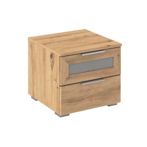 ДЪРВЕСНО НОЩНО ШКАФЧЕ МАРС С 2 ЧЕКМЕДЖЕТА 40/40/36 СМ