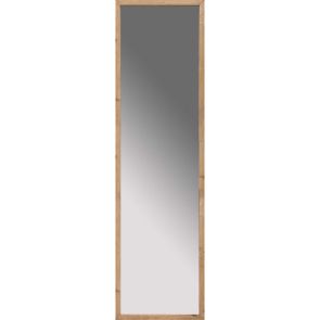 ОГЛЕДАЛО ЗА СТЕНА ПИРЕЯ В ЦВЯТ СВЕТЪЛ ДЪБ 30/120 СМ