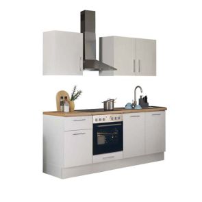 БЯЛА БЛОК КУХНЯ ТОРИНО 210/60/211 СМ