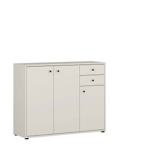 СКРИН ТЕМПРА 2 С ТРИ ВРАТИ И ДВЕ ЧЕКМЕДЖЕТА  108.8/34.8/85.5 СМ