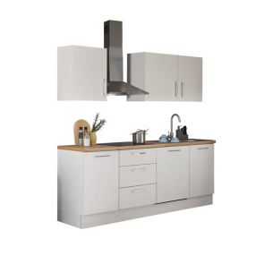 БЯЛА БЛОК КУХНЯ ТОРИНО 220/60/211 СМ