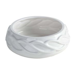 БЯЛА ДЕКОРАТИВНА КУПА Ф24/8 CM