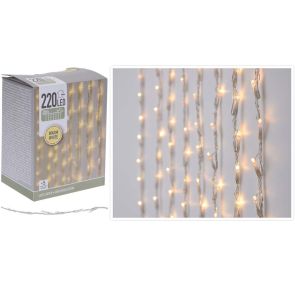 LED КОЛЕДНА СВЕТЕЩА ЗАВЕСА 220БР. 200/100СМ