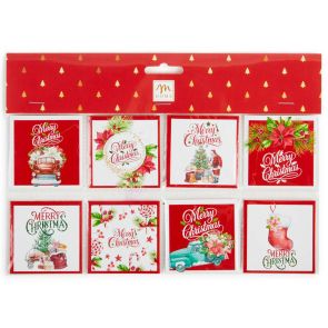 СЕТ КОЛЕДНИ КАРТИЧКИ 8 БР.