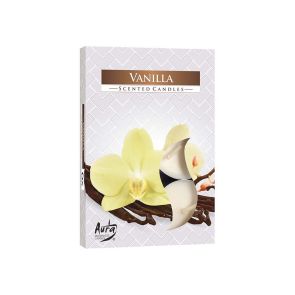 АРОМАТНИ ЧАЕНИ СВЕЩИ 6 БР. Ф3.9/1.5 CM