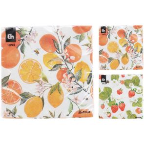 16 БР. САЛФЕТКИ АСОРТИ 33/33 СМ