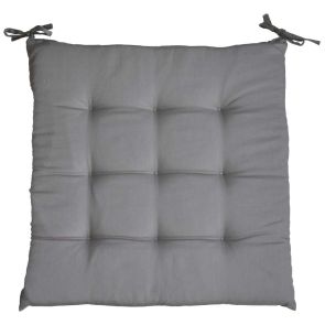 СИВА ВЪЗГЛАВНИЦА ЗА СТОЛ 40/40CM