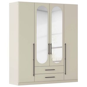 ЧЕТИРИКРИЛ ГАРДЕРОБ ВЕЛОРА  181/54/210 СМ В ШАМПНАСКО