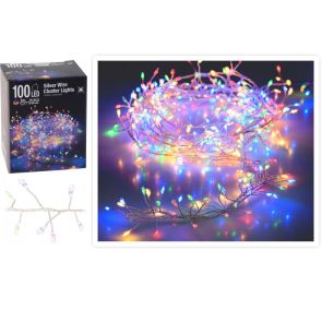 LED КОЛЕДНИ ЛАМПИЧКИ 100БР. 95СМ