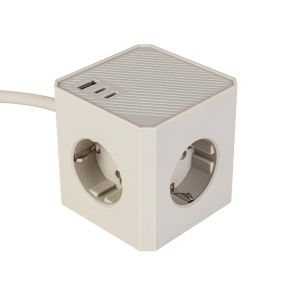 МУЛТИФУНКЦИОНАЛЕН РАЗКЛОНИТЕЛ С 3 ГНЕЗДА И 3X USB