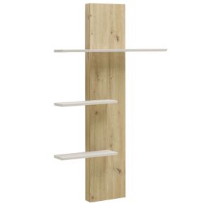 ЕТАЖЕРКА ДЖЕЙК С ОПЦИЯ LED 76/18.6/127.5 СМ В КАШМИР И ДЪБ АРТИСАН