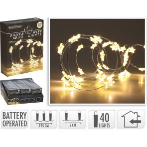 LED КОЛЕДНИ ЛАМПИЧКИ 40БР. 195СМ