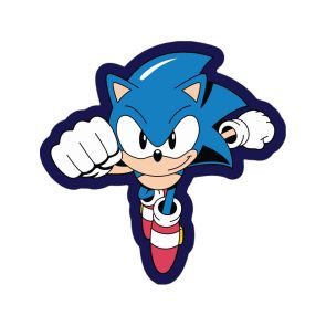 SONIC ДЕТСКА ДЕКОРАТИВНА ВЪЗГЛАВНИЦА 3D
