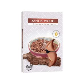 АРОМАТНИ ЧАЕНИ СВЕЩИ 6 БР.