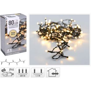 LED КОЛЕДНИ ЛАМПИЧКИ 80БР. 600СМ