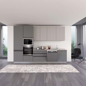 СИВА БЛОК КУХНЯ ХЕЛЕНА 330/60/240 СМ С ВКЛЮЧЕНИ 6БР ЕЛ.УРЕДИ