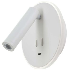 LA ROCHELLE LED АПЛИК С USB C  БЯЛ 11W 3000k+4000к