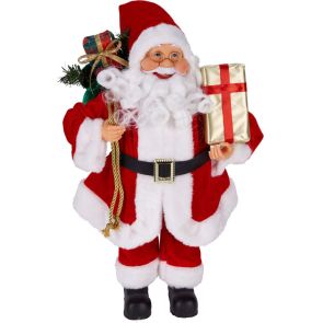 КОЛЕДНА ФИГУРА ДЯДО КОЛЕДА 40СМ