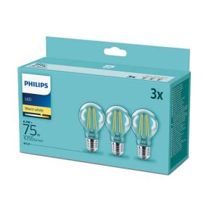СЕТ LED КРУШКИ 3 БР. 8.5W/E27/2700K