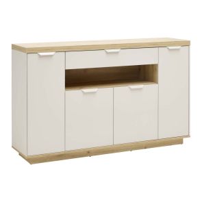 КОМОД ДЖЕЙК С ОПЦИЯ LED 153/38/93 СМ В КАШМИР И ДЪБ АРТИСАН