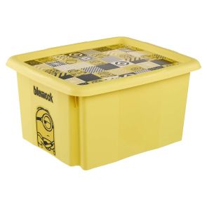 KAROLINA MINIONS MOSAIC ДЕТСКА КУТИЯ ЗА СЪХРАНЕНИЕ 24Л 42.5/35.5/22.5СМ