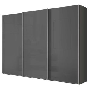 ТРИКРИЛ ГАРДЕРОБ ЛУМОС С ПЛЪЗГАЩИ ВРАТИ 249/68/222 СМ