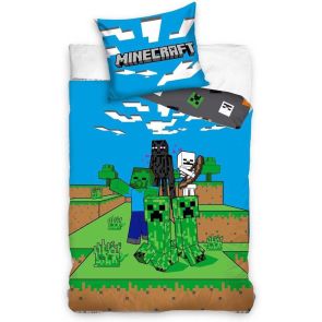 MINECRAFT ДЕТСКИ СПАЛЕН КОМПЛЕКТ 2 ЧАСТИ