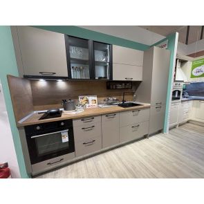 СТОУН 3 КУХНЯ МОСТРА ПРОИЗВЕДЕНА В МЕВ ПРАВА 310СМ ~ M03-014 С ВКЛ.ЕЛ УРЕДИ МИВКА И СМЕСИТЕЛ