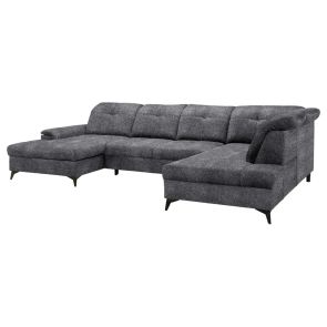 СИВА П-ОБРАЗНА ХОЛНА ГАРНИТУРА СИЕРА 230/364/181/90-106 СМ С ФУНКЦИЯ СЪН 140/285 СМ