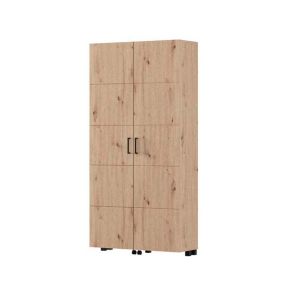 ШКАФ ЗА ОБУВКИ ИСЛАЙ 91.5/32.5/184.5 СМ В ДЪБ АРТИСАН