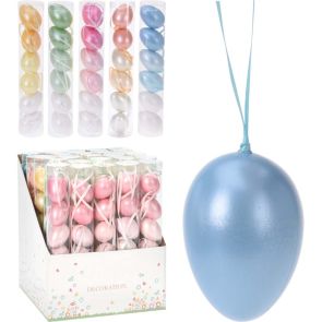 СЕТ 6 БР. ВЕЛИКДЕНСКИ ДЕКОРАЦИИ ЯЙЦА АСОРТИ