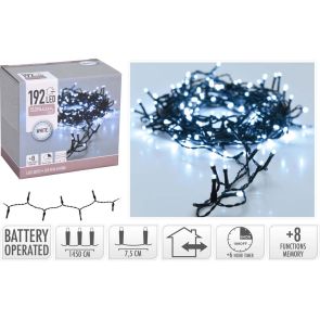 LED КОЛЕДНИ ЛАМПИЧКИ 192БР. 1450СМ